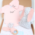 Cadeaupakket Rose/Dots met naam